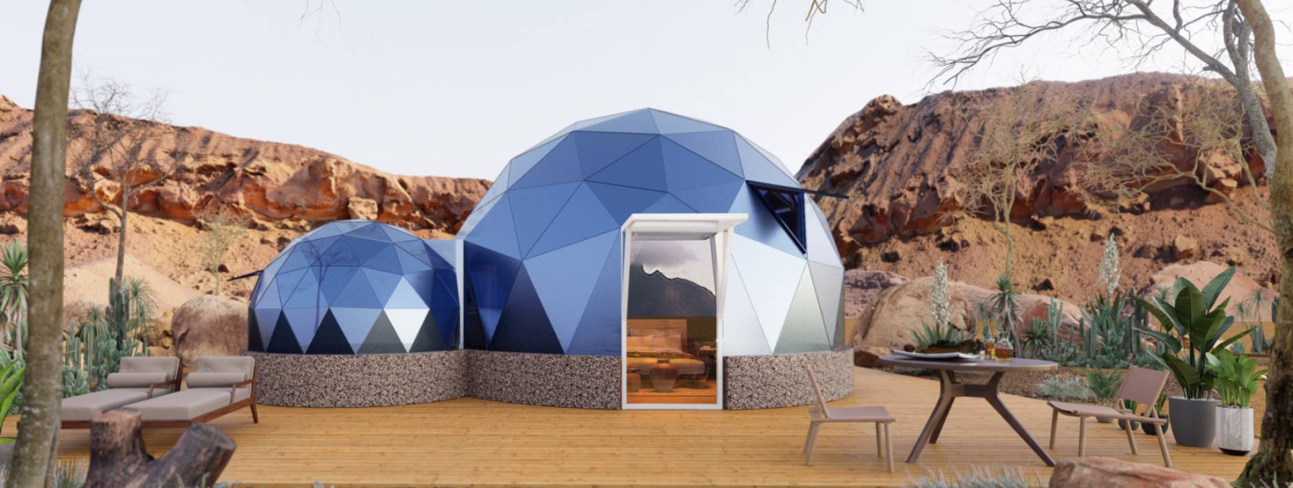 南市区球形智能光伏玻璃星空房